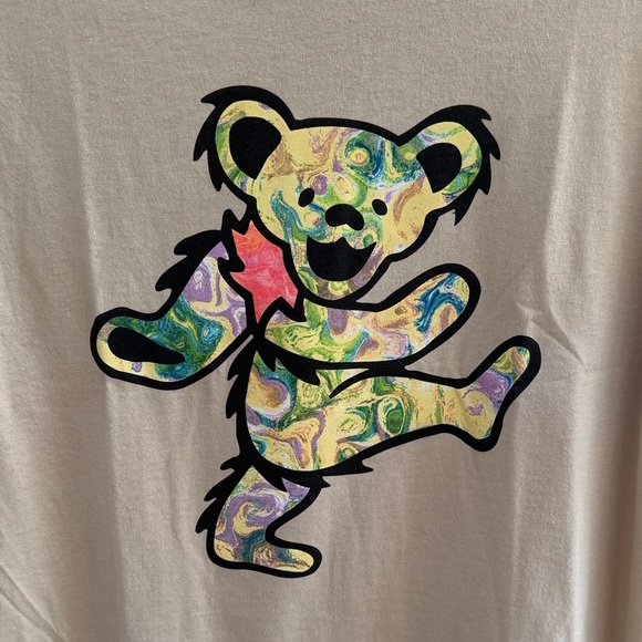 NWOT Ripple Junction Grateful Dead Tan T-Shirt - Picture 3 of 4